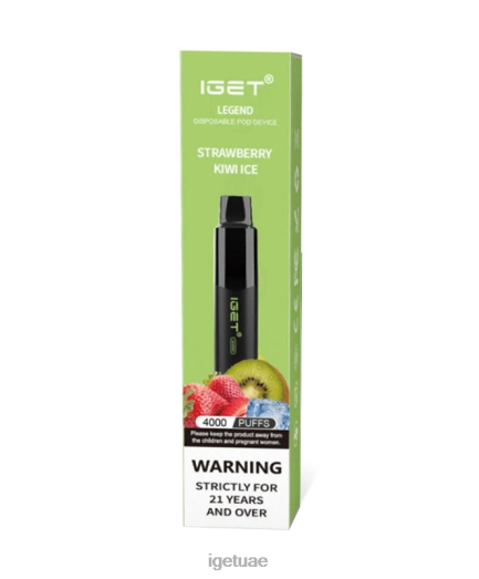 IGET bar uae- IGET LP0F8195 iget vapes أسطورة جليد الفراولة والكيوي