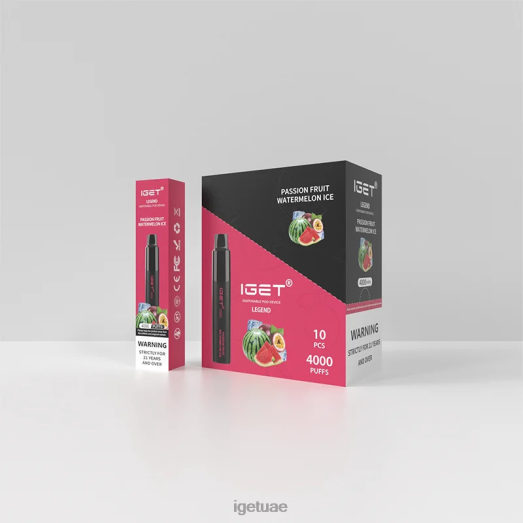 IGET bar abu dhabi- IGET LP0F8329 آيجيت فيب النكهات الأسطورية 4000 نفسة باشن فروت بطيخ مثلج