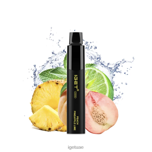 IGET vape abu dhabi- IGET LP0F8338 إيجيت فيب يو إي ليجند 4000 سحبة الخوخ والأناناس والجير