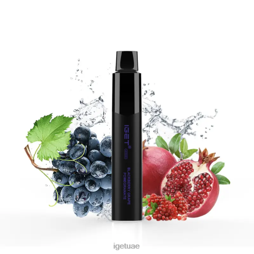 IGET vape dubai- IGET LP0F8341 ايجيت فيب دبي ليجند 4000 سحبة رمان عنب بلاك بيري