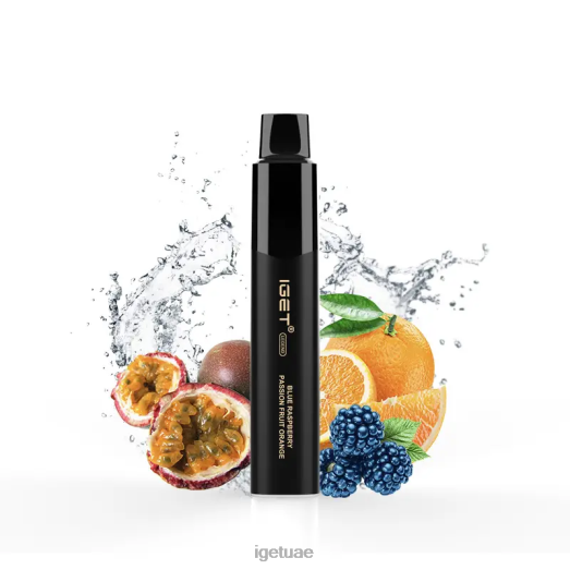 IGET vape- IGET LP0F8345 إيجيت فيب يو إي ليجند 4000 سحبة توت أزرق باشن فروت برتقال
