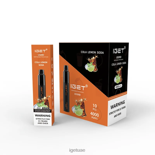 IGET bar abu dhabi- IGET LP0F8349 إيجيت فيبز ليجيند 4000 سحبة كولا صودا ليمون
