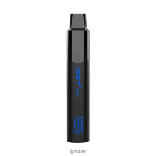 IGET bar abu dhabi- IGET LP0F8398 إيجيت فيب الإمارات العربية المتحدة خالي من النيكوتين ليجند 4000 سحبة توت أسود، توت العليق، عنب، ثلج