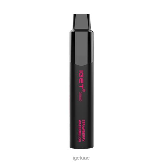 IGET bar uae- IGET LP0F8406 إيجيت فيب أبو ظبي خالي من النيكوتين ليجند 4000 سحبة الفراولة والبطيخ