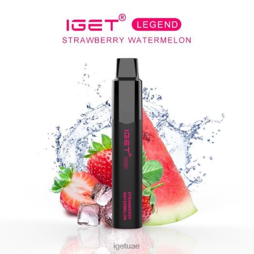 IGET vape dubai- IGET LP0F8630 إيجيت دبي ليجند - 4000 نفث الفراولة والبطيخ