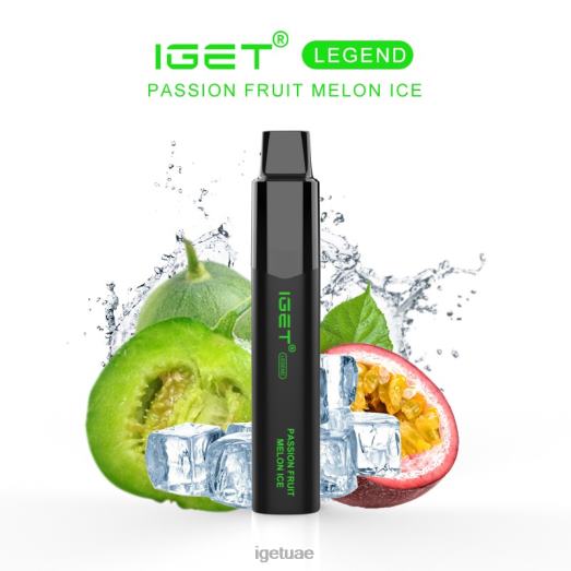 IGET vapes- IGET LP0F8639 إيجيت فيبز ليجيند - 4000 نفسة ثلج البطيخ