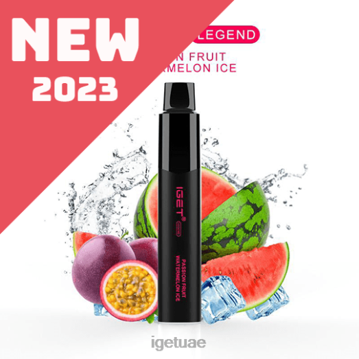 IGET vape abu dhabi- IGET LP0F8656 ايجيت فيب يو ايه ليجند - 4000 نفسة ثلج البطيخ