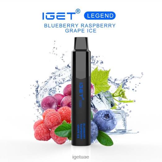 IGET dubai- IGET LP0F8659 ايجيت فيب دبي ليجند - 4000 نفسة توت عنبى توت عنب مثلج