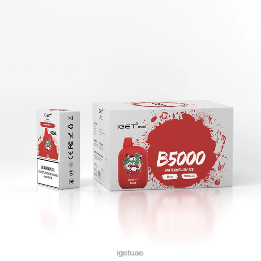 IGET vape abu dhabi- IGET LP0F8307 ايجيت فيبز b5000 ثلج البطيخ