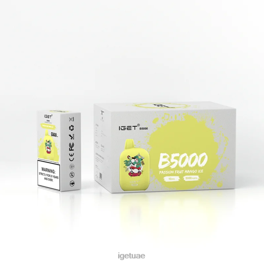 IGET vapes- IGET LP0F8312 إيجيت دبي b5000 باشن فروت مانجو مثلج