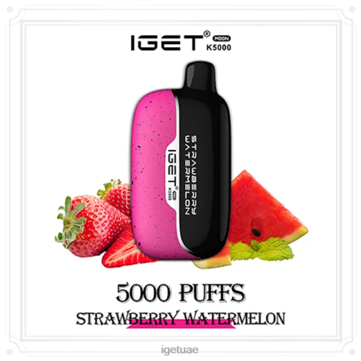 IGET bar- IGET LP0F8219 ايجيت فيب يو اي مون 5000 سحبة الفراولة والبطيخ