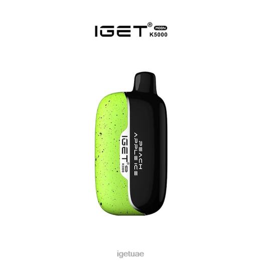 IGET vape abu dhabi- IGET LP0F8465 ايجيت فيب نكهات مون - 5000 نفسة تفاحة خوخ