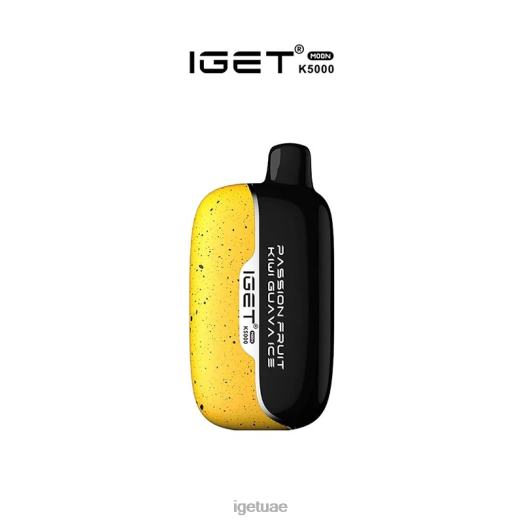 IGET vape- IGET LP0F8641 ايجيت فيب مون - 5000 نفسة باشن فروت كيوي جوافة مثلج