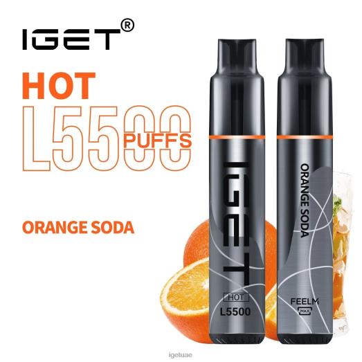 IGET vape- IGET LP0F8481 إيجيت فيب الإمارات الساخن - 5500 نفسة صودا برتقال