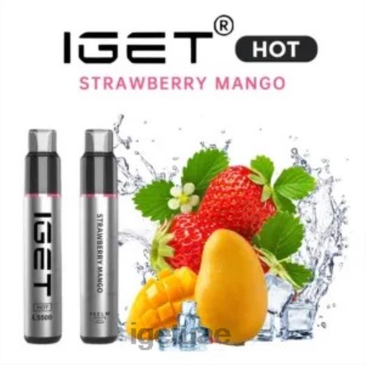 IGET bar dubai- IGET LP0F8556 ايجيت فيب النكهات الساخنة - 5500 نفسة مانجو الفراولة