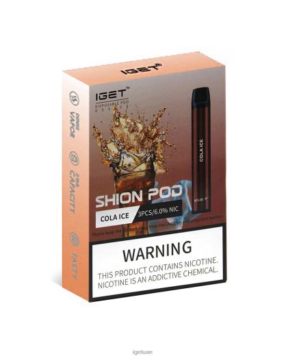 IGET vapes- IGET LP0F810 iget vape أبو ظبي شيون جليد الكولا