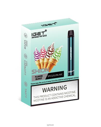 IGET vape uae- IGET LP0F813 ايجيت فيبس 3x شيون انفجار النكهة