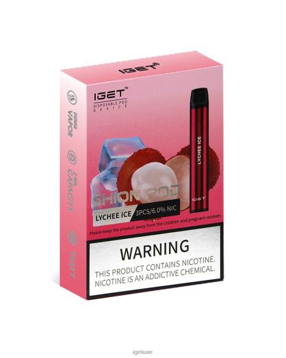 IGET vape dubai- IGET LP0F818 إيجيت دبي 3 × شيون ثلج ليتشي