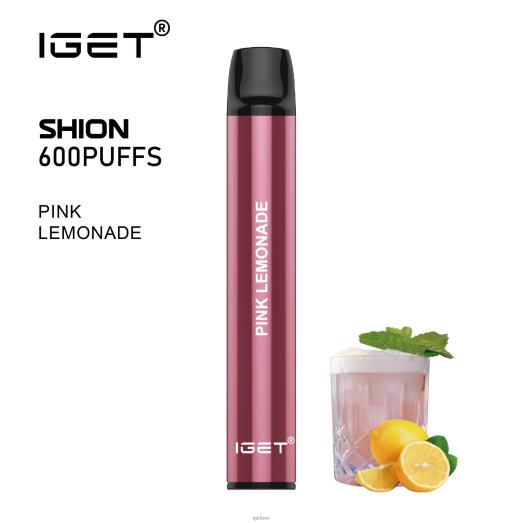 IGET vape abu dhabi- IGET LP0F825 إيجيت دبي 3 × شيون عصير الليمون الوردي