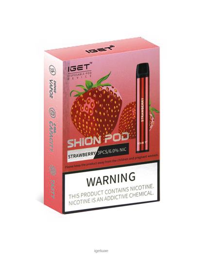 IGET dubai- IGET LP0F827 ايجيت فيبس 3x شيون الفراولة