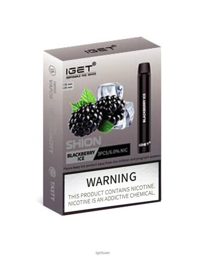 IGET vape uae- IGET LP0F83 ايجيت فيب ابو ظبي 3x شيون ثلج بلاك بيري