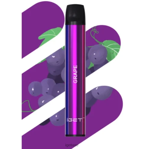 IGET vapes- IGET LP0F8434 إيجيت دبي شيون - 600 نفث عنب