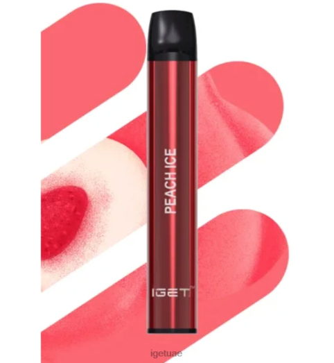 IGET vape abu dhabi- IGET LP0F8474 ايجيت فيب يو ايه شيون - 600 نفسة جليد الخوخ
