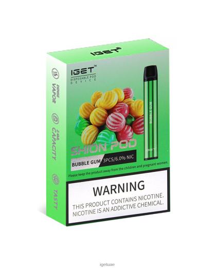 IGET bar abu dhabi- IGET LP0F86 ايجيت فيبس 3x شيون علكة
