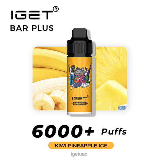 IGET bar abu dhabi- IGET LP0F8234 آيجيت فيب أبو ظبي بار بلس 6000 نفث كيوي وأناناس مثلج