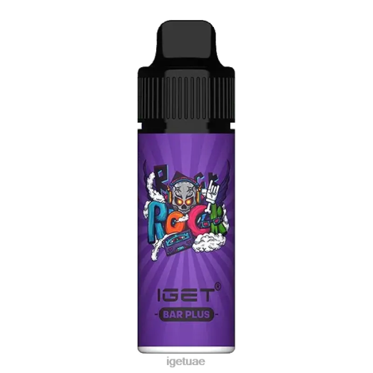 IGET vape dubai- IGET LP0F8535 آيجيت - لوح نكهات فيب بلس - 6000 نفث جليد العنب