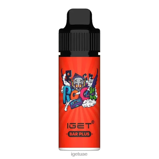 IGET vape- IGET LP0F8624 ايجيت فيب دبي بار بلس - 6000 نفث جليد الفراولة والكيوي