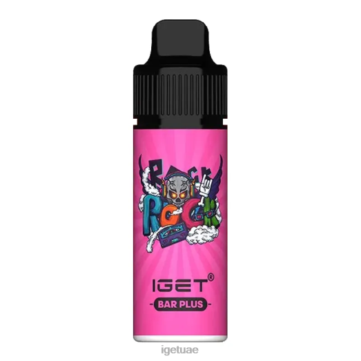 IGET vape abu dhabi- IGET LP0F8655 ايجيت فيب بار بلس - 6000 نفث الفراولة والبطيخ الجليد